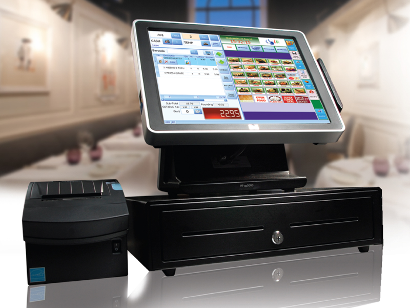 Restaurant POS System with Touchscreen