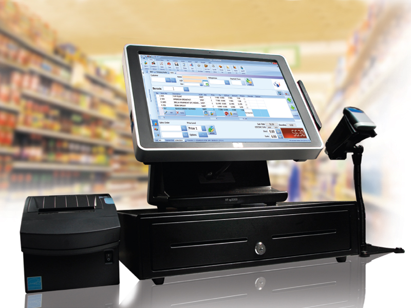 Retail POS System with Touchscreen
